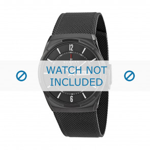 Bracelet de montre Skagen SKW6006 / 11XXXX Milanais Noir 28mm