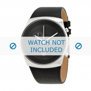 Bracelet de montre Skagen SKW6070 Cuir Noir 30mm