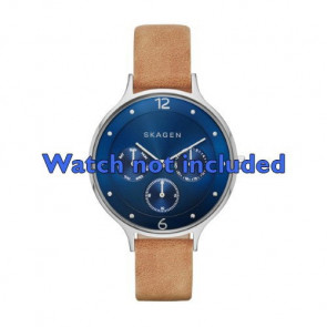 Bracelet de montre Skagen SKW2310 Cuir Brun 14mm