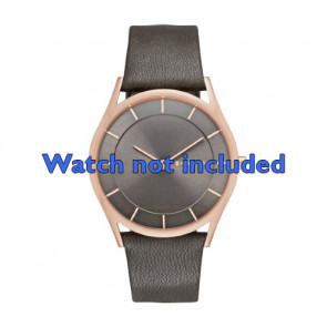 Bracelet de montre Skagen SKW2346 Cuir Gris anthracite 20mm