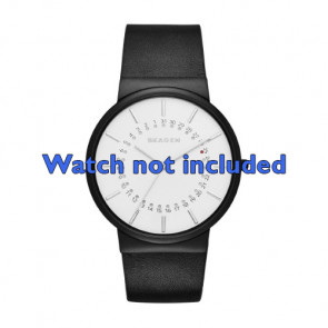 Skagen bracelet de montre SKW6243 Cuir Noir 20mm 