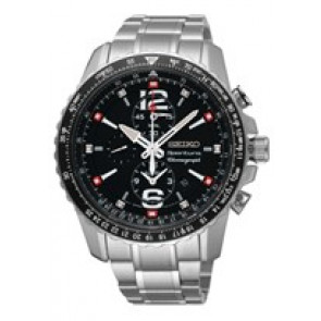 Bracelet de montre Seiko 7T62-0LA0 / SNAE95P1 / M0ND111J0 Acier 21mm