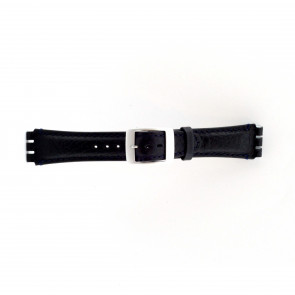 Bracelet de montre Swatch (alt.) SC14.05 Cuir Bleu 19mm
