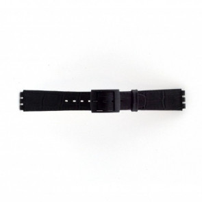Bracelet de montre Swatch SC16.01 Cuir Noir 16mm