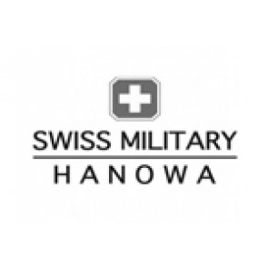 Bracelet de montre Swiss Military Hanowa 06-4004.7.04.007 Cuir Noir