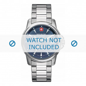 Swiss Military Hanowa bracelet de montre 06-5230.04.003 Métal Argent 20mm