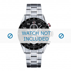 Bracelet de montre Tag Heuer CV2A10/1 / BA0796 / BA0796-04 Acier 22mm