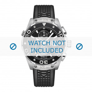 Bracelet de montre Tag Heuer CAJ2180.FT6023 Caoutchouc Noir 22mm