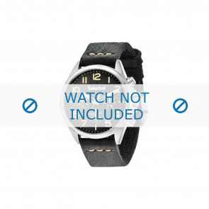 Timberland bracelet de montre 14400JS-02 Cuir Noir 22mm