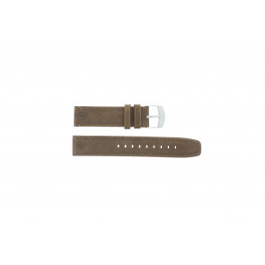 Bracelet de montre Timex P49828 Cuir Brun 20mm