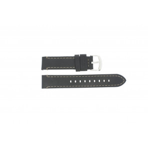 Timex bracelet de montre TW2P58800 Cuir Noir 20mm 