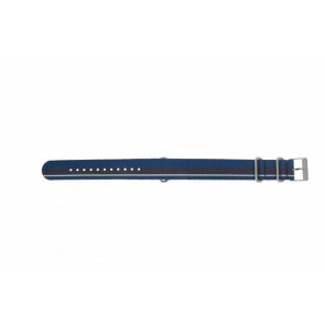 Timex bracelet de montre TW2P62400 Cuir Bleu 20mm 