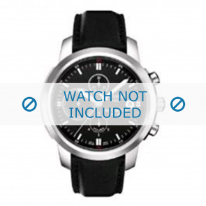 Bracelet de montre Tissot T014427 - T600027690 Cuir Noir 20mm