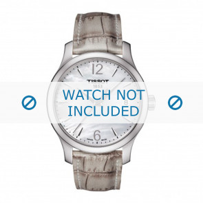 Bracelet de montre Tissot T063.210.17.117.00 / T0632101711700A Cuir Beige 16mm