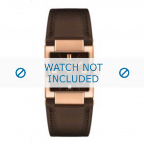 Bracelet de montre Tissot T090310A / 13BN0489110 / T600035079 Cuir Brun 23mm