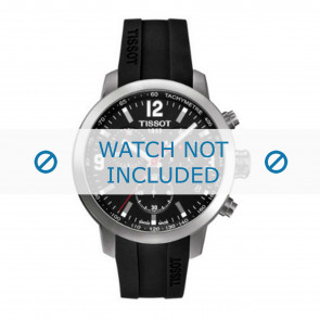 Tissot bracelet de montre T055.417.A PRC 200 - T461 - T055417A  Plastique Noir 19mm