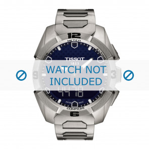 Tissot bracelet de montre T091.420.A - T605035415 Titane Argent 22mm