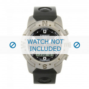 Tissot bracelet de montre Z251-351 T-Touch - T610014552 Plastique Noir 20mm