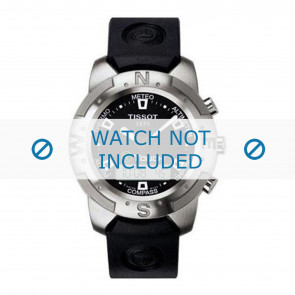 Tissot bracelet de montre Z253.353 - T610014614 Plastique Noir 20mm
