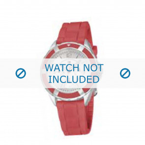 Tommy Hilfiger bracelet de montre TH679300944 / TH-47-3-14-0707 - 1780743 Caoutchouc Rouge 17mm