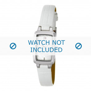 Tommy Hilfiger bracelet de montre TH-08-3-25-0652 - TH679300865 / 1780673 -  BT679300865 Cuir croco Blanc 7mm