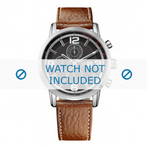 Bracelet de montre Tommy Hilfiger TH-211-1-14-1411 / TH1710336 / TH679301571 Cuir Cognac 22mm