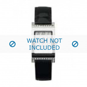 Bracelet de montre Tommy Hilfiger TH-23-1-25-0644 / TH679300856 / 1780665 Cuir Noir 16mm