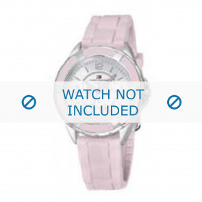 Tommy Hilfiger bracelet de montre TH-47-3-14-0709 / TH679300946 Plastique Rose