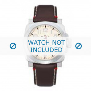 Bracelet de montre Tommy Hilfiger TH-55-1-14-0723 Cuir Brun