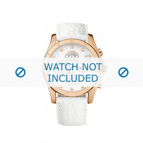 Bracelet de montre Tommy Hilfiger TH-03-3-34-0860 Cuir Blanc 22mm