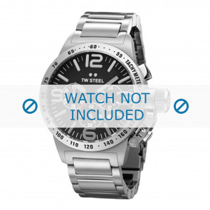 TW Steel bracelet de montre TWB301 / TW301 Métal Argent 20mm