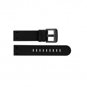 Bracelet de montre TW Steel TWB583 Silicone Noir 24mm