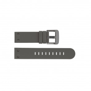 TW Steel bracelet de montre TWB589 Silicone Gris 22mm