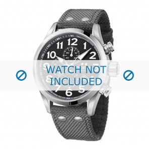 Bracelet de montre TW Steel VS13 / TWS603 Textile Gris 22mm