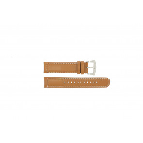 Bracelet de montre Seiko V172-0AG0 / SSC081P1 / L088011J0 Cuir Brun 21mm