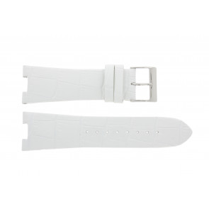 Guess bracelet de montre W14515L2 Cuir Blanc 27mm