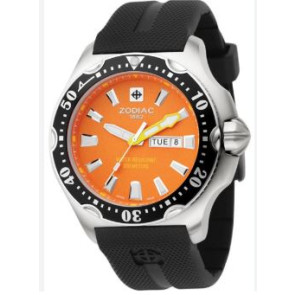 Bracelet de montre Zodiac ZO7902 Caoutchouc Noir