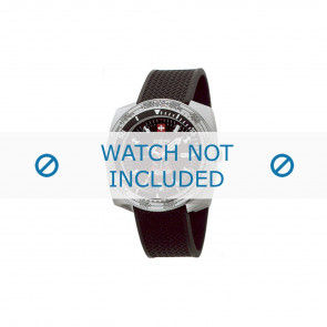 Bracelet de montre Zodiac ZO3701 Caoutchouc Noir 24mm