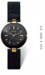 Bracelet de montre Rado 01.115.3828.4.015 Cuir Noir 18mm