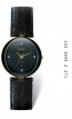 Bracelet de montre Rado 01.152.3694.2.271 Cuir Noir 18mm