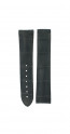 Bracelet de montre Omega 13033392102001 / 032CUZ003351 Peau de crocodile Noir 20mm