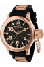 Bracelet de montre Invicta 1972.01 Caoutchouc Noir
