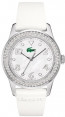 Lacoste bracelet de montre 2000647 / 2000648 / LC-11-3-14-2255S Caoutchouc Blanc 20mm