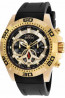 Bracelet de montre Invicta 21738.01 Caoutchouc Noir