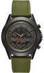 Bracelet de montre Armani Exchange AX2608 Silicone Vert 22mm