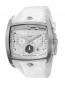 Bracelet de montre Diesel DZ4163 Caoutchouc Blanc