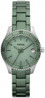 Bracelet de montre Fossil ES3047 Aluminium Vert 14mm