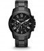 Bracelet de montre Fossil FS4832 Acier inoxydable Noir 22mm