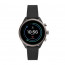 Bracelet de montre Fossil FTW6024 Plastique Noir