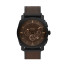 Bracelet de montre Fossil FTW7068 Cuir Brun foncé 24mm